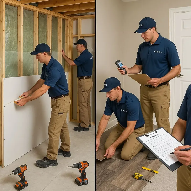 Repairs and Reconstruction process in Commercial Point, OH
